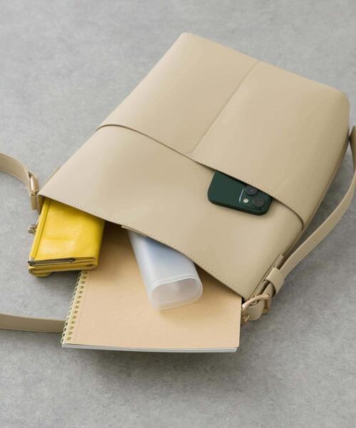 SENSE OF PLACE by URBAN RESEARCH（センスオブプレイスバイアーバンリサーチ）の「『防汚』アウトポケットショルダーバッグ（ショルダーバッグ・レディース・ライトグレー/ブラック/ベージュ/アイボリー/ブルー・ONE）」の20枚目の写真