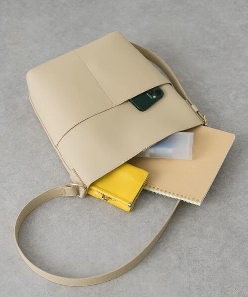 SENSE OF PLACE by URBAN RESEARCH（センスオブプレイスバイアーバンリサーチ）の「『防汚』アウトポケットショルダーバッグ（ショルダーバッグ・レディース・ライトグレー/ブラック/ベージュ/アイボリー/ブルー・ONE）」の21枚目の写真