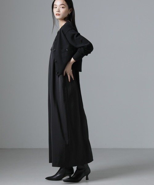 NANO universe（ナノユニバース）の「吸湿発熱マシンウォッシャブルニットカーディガン（ニット/セーター・レディース・アイボリー/レッド/ブラック・FREE）」の22枚目の写真