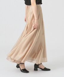 Ray BEAMS | エアリー シアー フレア スカート(スカート)