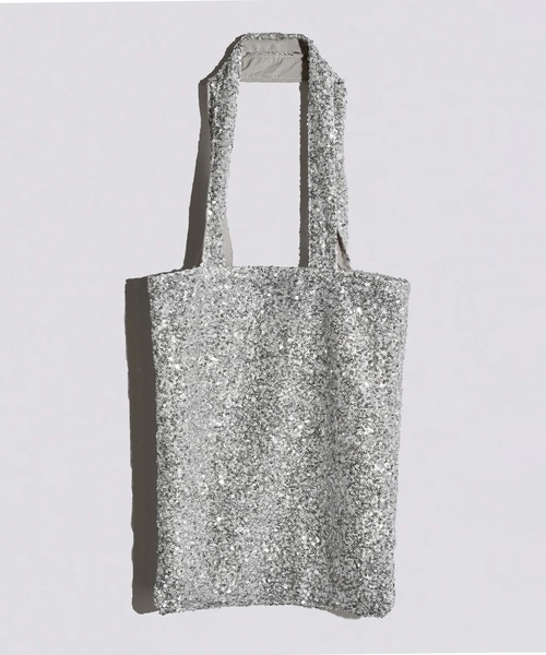 kiehtova（キエトヴァ）の「【kiehtova】SPANGLE TOTE BAG/スパンコール トート バッグ KTAC1　※（トートバッグ・レディース・ブラック/シルバー・FREE）」の2枚目の写真