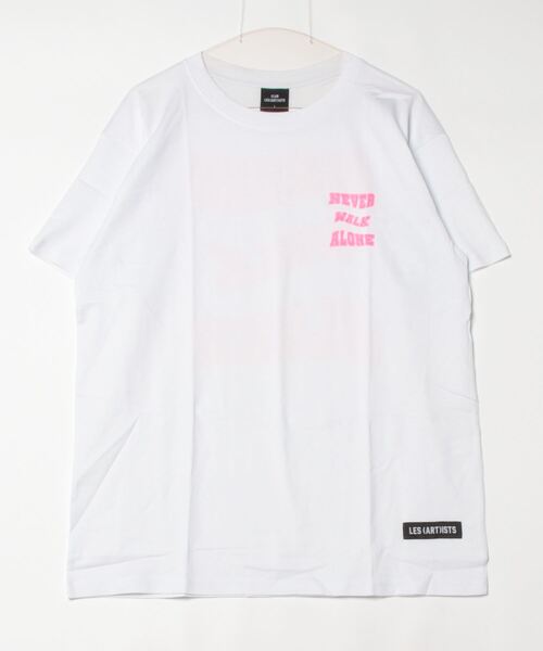 LES (ART)ISTS(レスアーティスト)の「LES(ART)ISTS/レスアーティスト/T-WALK(Tシャツ/カットソー・メンズ・ホワイト×ピンク/イエロー/ピンク/ブラック/ホワイト・S/M/L/XL)」の1枚目の写真