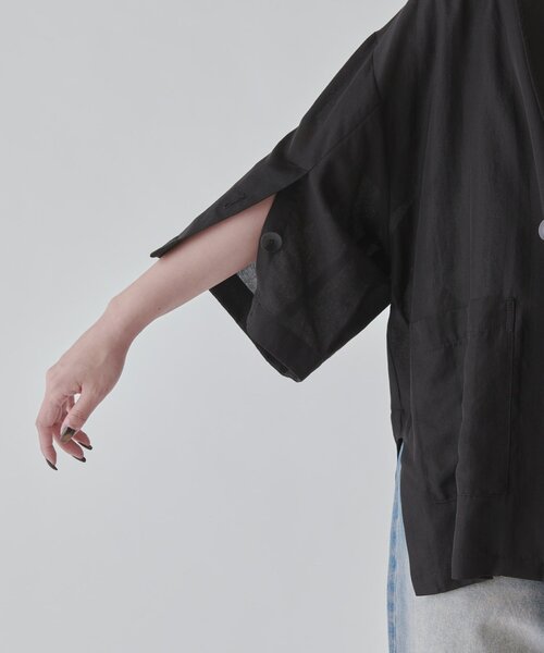 Lui's FEMME(ルイスファム)25SSシースルージャケット定価17600 Lui's では2025S/S collection SUMMER SALE開催中。 パル