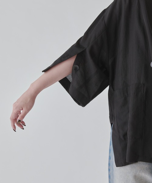 完売品 美品 24年 ベイジ LUIZA ルイーザ テーラードジャケット L クロップドバックリボンセーラージャケット ｜ LIZ LISA