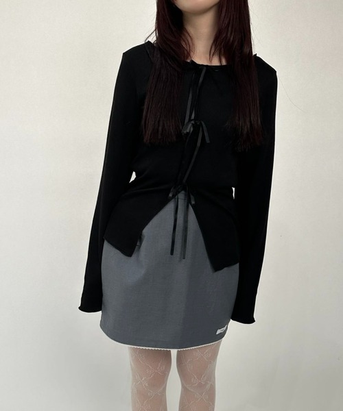 tシャツ TROIS RIBBON TOPS/トロワリボントップス レディース TROIS RIBBON TOPS/トロワリボントップス（Tシャツ/カットソー