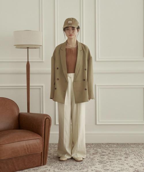 moi tytto（モイテュット）の「ランダムニットタンク（タンクトップ・レディース・ナチュラル/ブラック/ブラウン・FREE）」の13枚目の写真