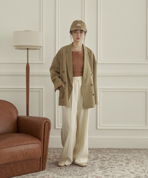 moi tytto（モイテュット）の「ランダムニットタンク（タンクトップ・レディース・ナチュラル/ブラック/ブラウン・FREE）」の15枚目の写真