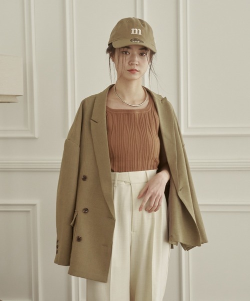 moi tytto（モイテュット）の「ランダムニットタンク（タンクトップ・レディース・ナチュラル/ブラック/ブラウン・FREE）」の16枚目の写真