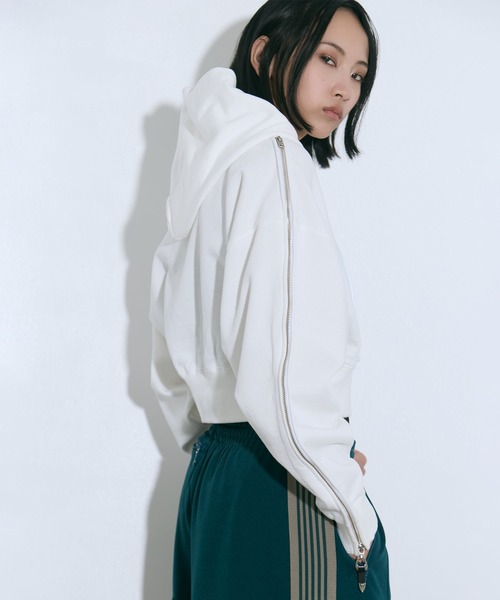 未使用・袋入TOGA PULLAトーガプルラ袖リブカットソー白acnemame TOGA PULLA - 未使用・袋入TOGA PULLAトーガプルラ袖リブカットソー白