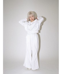 セットアップ  フーディー スウェット フレアパンツ