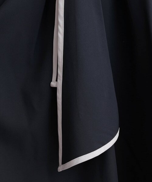 natural couture（ナチュラルクチュール）の「配色ボウタイ2WAYブラウス（シャツ/ブラウス・レディース・ネイビー/その他1/ピンクベージュ/サックスブルー/グレイッシュベージュ/オフホワイト/チャコールグレー・FREE）」の19枚目の写真