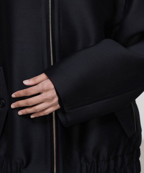 TOMORROWLAND .B（トゥモローランドビー）の「シルクウール ジップ