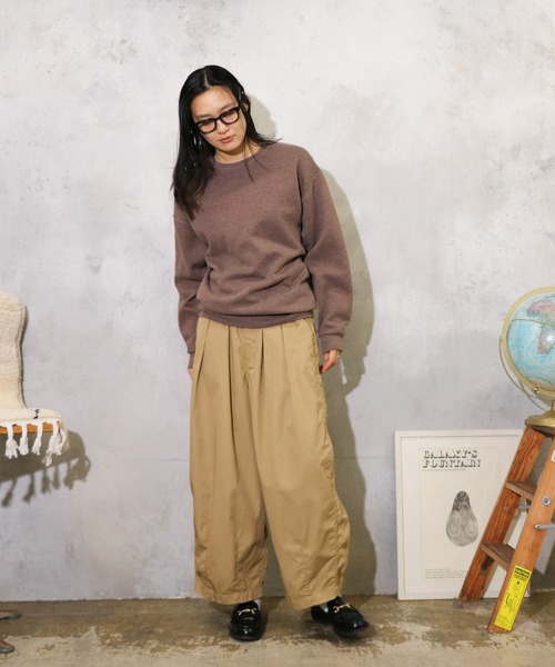 HARVESTY（ハーベスティ）の「HARVESTY / ハーベスティー CIRCUS PANTS COMA COTTON GARBERDINE CLOTH サーカスパンツ ギャバジン（その他パンツ・レディース・ブラック/オリーブ/ベージュ・1/0/2）」の10枚目の写真