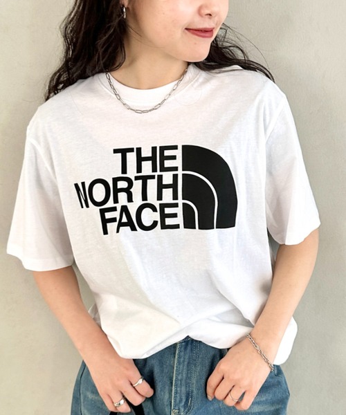 THE NORTH FACE(ザノースフェイス)の「国内未発売 USモデル THE NORTH FACE(ザ・ノースフェイス)/オーバーサイズ ハーフドーム ロゴTシャツ/M S/S HALF DOME TEE(Tシャツ/カットソー・レディース・ブルー/グレー/ブラック/カーキ/ホワイト/アイボリー/ライトブルー・L/S/XL/M)」の8枚目の写真
