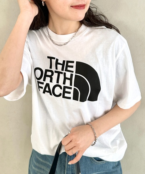 THE NORTH FACE(ザノースフェイス)の「国内未発売 USモデル THE NORTH FACE(ザ・ノースフェイス)/オーバーサイズ ハーフドーム ロゴTシャツ/M S/S HALF DOME TEE(Tシャツ/カットソー・レディース・ブルー/グレー/ブラック/カーキ/ホワイト/アイボリー/ライトブルー・L/S/XL/M)」の9枚目の写真