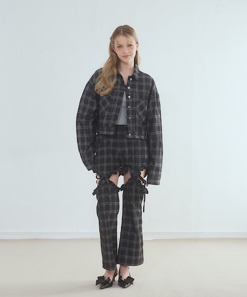 lilLilly（リルリリー）の「ハートポケットデニムパンツ（デニムパンツ・レディース・ブルー/ブラック/インディゴブルー・FREE）」の10枚目の写真