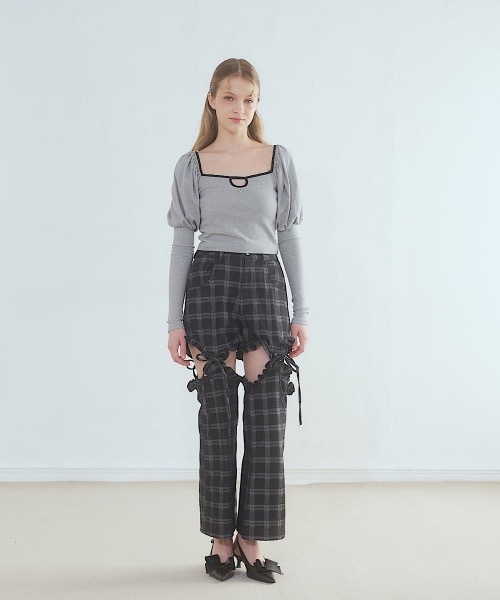 lilLilly（リルリリー）の「ハートポケットデニムパンツ（デニムパンツ・レディース・ブルー/ブラック/インディゴブルー・FREE）」の12枚目の写真