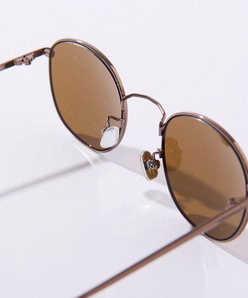 RIVE DROITE（リヴドロワ）の「【こなれ感を演出】メタルフレームサングラス（サングラス・レディース・ブラウン/シルバー・FREE）」の9枚目の写真