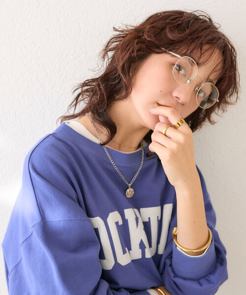 RIVE DROITE（リヴドロワ）の「【こなれ感を演出】メタルフレームサングラス（サングラス・レディース・ブラウン/シルバー・FREE）」の14枚目の写真