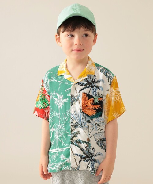 BEAMS mini（ビームスミニ）の「プリント レーヨン シャツ 2025S?（90～150cm）（シャツ/ブラウス・キッズ・ブラック/その他・140/150/90/110/120/130/100）」の14枚目の写真