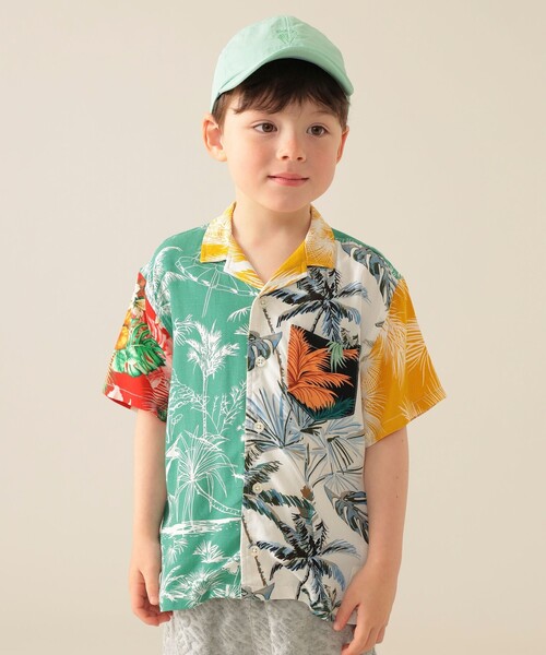 BEAMS mini（ビームスミニ）の「プリント レーヨン シャツ 2025S?（90～150cm）（シャツ/ブラウス・キッズ・ブラック/その他・140/150/90/110/120/130/100）」の15枚目の写真