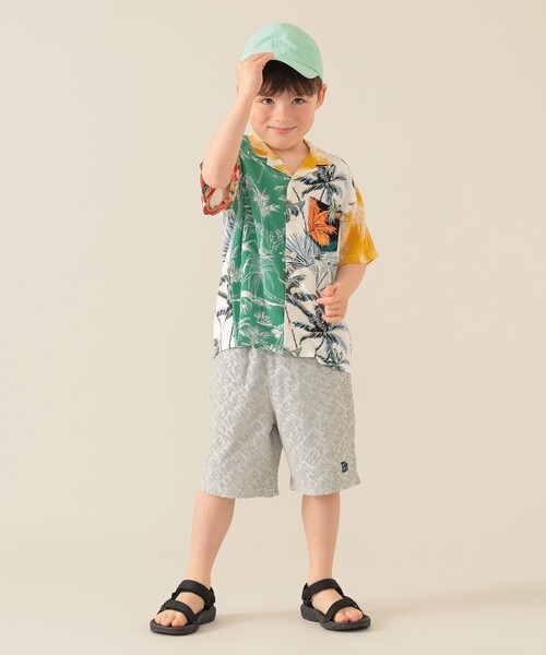 BEAMS mini（ビームスミニ）の「プリント レーヨン シャツ 2025S?（90～150cm）（シャツ/ブラウス・キッズ・ブラック/その他・140/150/90/110/120/130/100）」の18枚目の写真