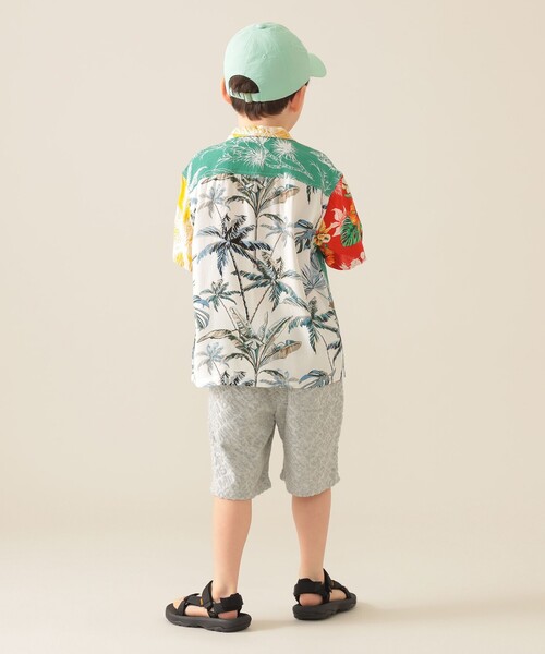 BEAMS mini（ビームスミニ）の「プリント レーヨン シャツ 2025S?（90～150cm）（シャツ/ブラウス・キッズ・ブラック/その他・140/150/90/110/120/130/100）」の19枚目の写真