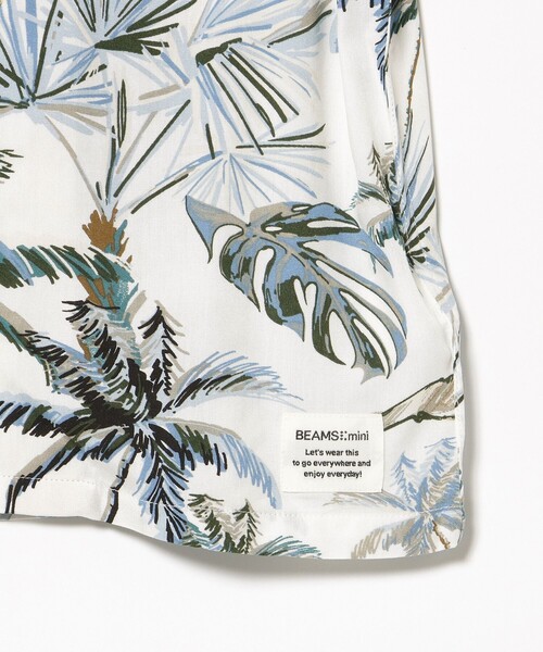 BEAMS mini（ビームスミニ）の「プリント レーヨン シャツ 2025S?（90～150cm）（シャツ/ブラウス・キッズ・ブラック/その他・140/150/90/110/120/130/100）」の8枚目の写真