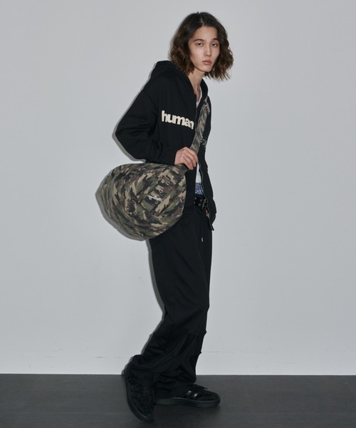 ロゴ入りヴィンテージ風ボストンバッグ（ショルダーバッグ）｜DTYYPE