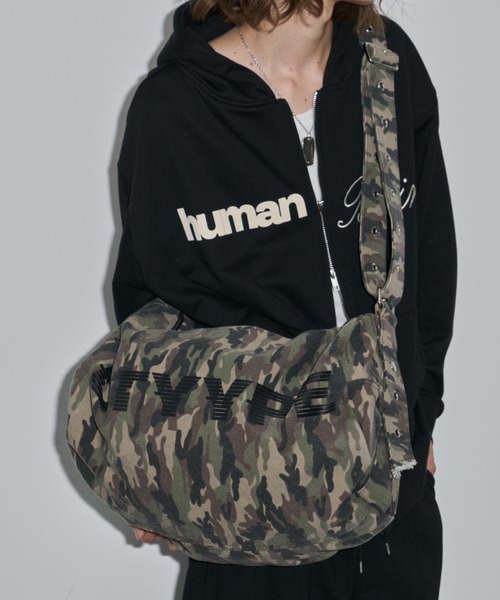 ロゴ入りヴィンテージ風ボストンバッグ（ショルダーバッグ）｜DTYYPE