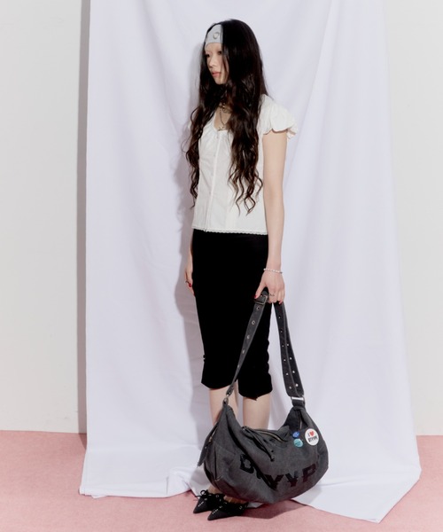 セール】ロゴ入りヴィンテージ風ボストンバッグ（ショルダーバッグ