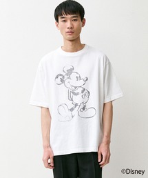 Johnbull（ジョンブル）の「MICKEY MOUSE / Print Tシャツ（Tシャツ/カットソー・メンズ）」