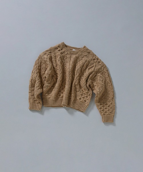 ROSE BUD(ローズバッド)の「ケーブルニット(ニット/セーター・レディース・ブルー/ベージュ/ブラック・ONE SIZE)」の19枚目の写真