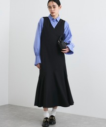 VIS（ビス）の「【洗える】マーメイドジャンパースカート（ワンピース）」