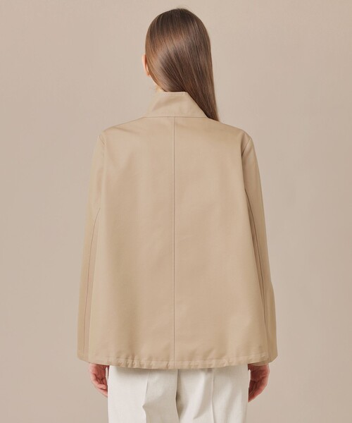 MACKINTOSH LONDON（マッキントッシュ ロンドン）の「ハイブリッドギャバジンスタンドカラーブルゾン（ブルゾン・レディース・ネイビー/ベージュ・40/38）」の7枚目の写真