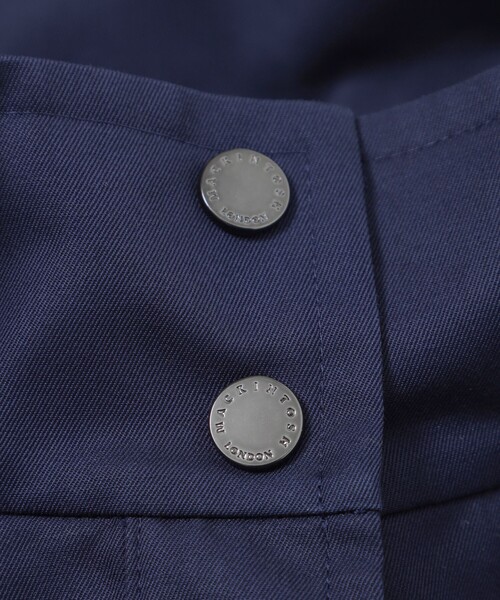 MACKINTOSH LONDON（マッキントッシュ ロンドン）の「ハイブリッドギャバジンスタンドカラーブルゾン（ブルゾン・レディース・ネイビー/ベージュ・40/38）」の10枚目の写真