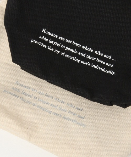 niko and...（ニコアンド）の「オリジナルニコロゴ巾着バッグ（ショルダーバッグ・レディース・ブラック/ホワイト・0）」の19枚目の写真
