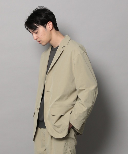 BAYFLOW（ベイフロー）の「【BUDDIES Dept.】ソフトヴィンテージテーラードジャケット[イージーケア]（テーラードジャケット・メンズ・ネイビー/ベージュ・LARGE/MEDIUM）」の14枚目の写真