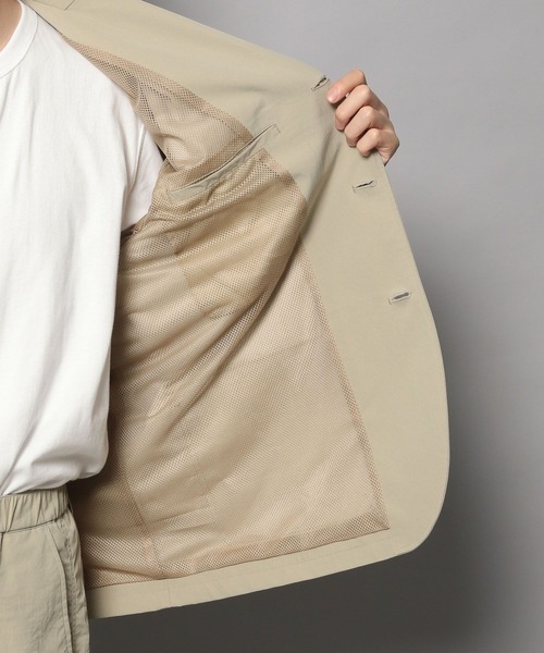 BAYFLOW（ベイフロー）の「【BUDDIES Dept.】ソフトヴィンテージテーラードジャケット[イージーケア]（テーラードジャケット・メンズ・ネイビー/ベージュ・LARGE/MEDIUM）」の8枚目の写真