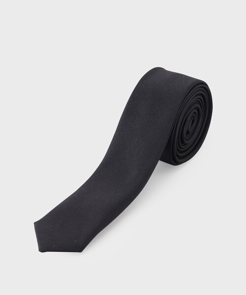 tk.TAKEO KIKUCHI（ティーケータケオキクチ）の「ナローネクタイ（ネクタイ・メンズ・ブラック・00）」の2枚目の写真