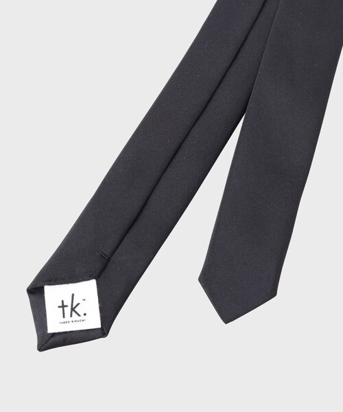 tk.TAKEO KIKUCHI（ティーケータケオキクチ）の「ナローネクタイ（ネクタイ・メンズ・ブラック・00）」の4枚目の写真