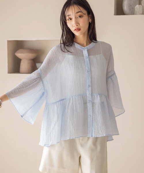 LOWRYS FARM（ローリーズファーム）の「ホップサックショートパンツ 253264（その他パンツ・レディース・ブラウン/チャコールグレー/アイボリー・FREE）」の7枚目の写真