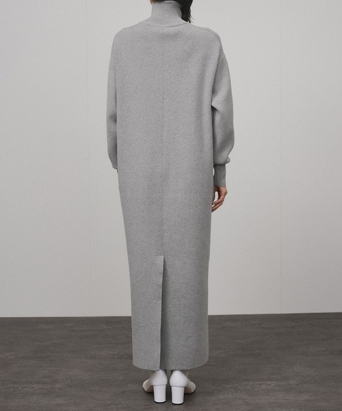 SALON adam et rope'(サロン アダム エ ロペ)の「スウェットライクハーフジップワンピース(ワンピース・レディース・ブルー系その他/グレー・FREE)」の20枚目の写真