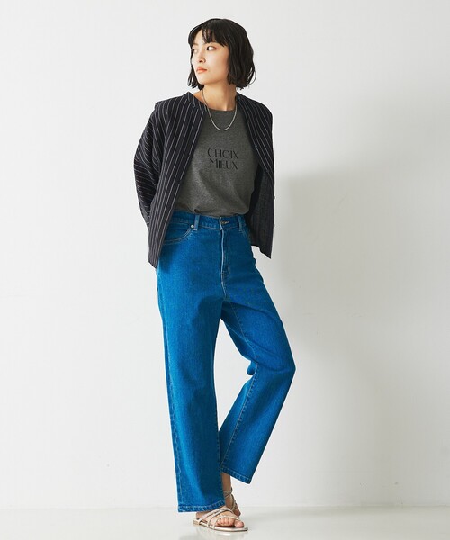 abahouse mavie(アバハウスマヴィ)の「シアードルマンシャツ(シャツ/ブラウス・レディース・ブラック/アイボリー/ブラウン/スモークピンク・フリー)」の15枚目の写真