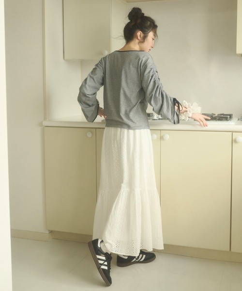 REMOON（リムーン）の「コットンレースロングスカート（スカート・レディース・ホワイト・FREE）」の16枚目の写真