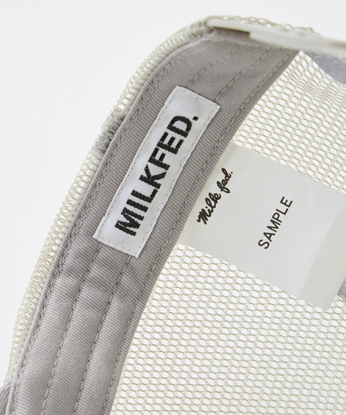 MILKFED.(ミルクフェド)の「SWEETS GRAPHIC PRINT MESH CAP(キャップ・レディース・ライトグレー/ライトピンク/ブラック・ONE SIZE)」の19枚目の写真