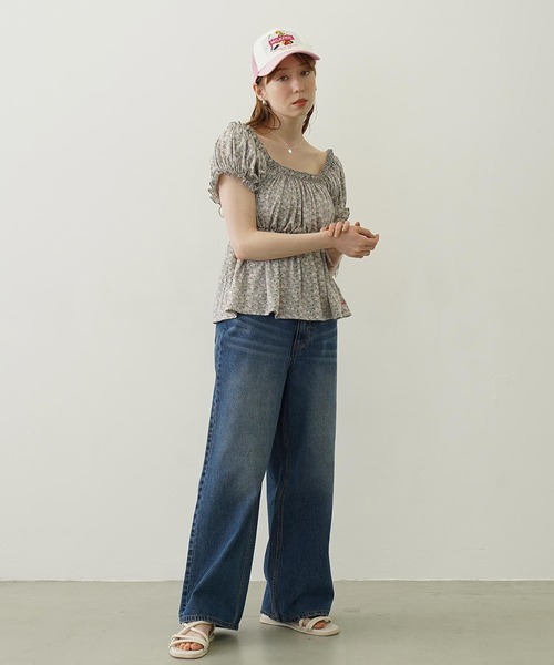 MILKFED.(ミルクフェド)の「SWEETS GRAPHIC PRINT MESH CAP(キャップ・レディース・ライトグレー/ライトピンク/ブラック・ONE SIZE)」の12枚目の写真