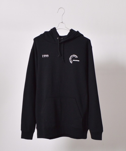 MODISH GAZE(モディシュガゼ)の「【MODISH GAZE】カップルイラスト裏毛フーディ(ATHLEISURE)(パーカー・レディース・オートミール/ネイビー/グリーン/ブラック/杢グレー・MEDIUM/LARGE)」の10枚目の写真