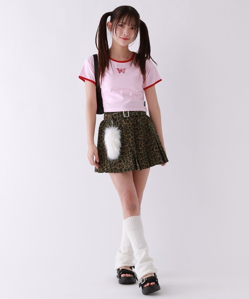 repipi armario(レピピ アルマリオ)の「ベルト付きアソートプリーツスカート(スカート・キッズ・レオパード/カモフラージュ・SMALL/MEDIUM/LARGE)」の15枚目の写真