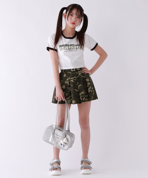repipi armario(レピピ アルマリオ)の「ベルト付きアソートプリーツスカート(スカート・キッズ・レオパード/カモフラージュ・SMALL/MEDIUM/LARGE)」の11枚目の写真